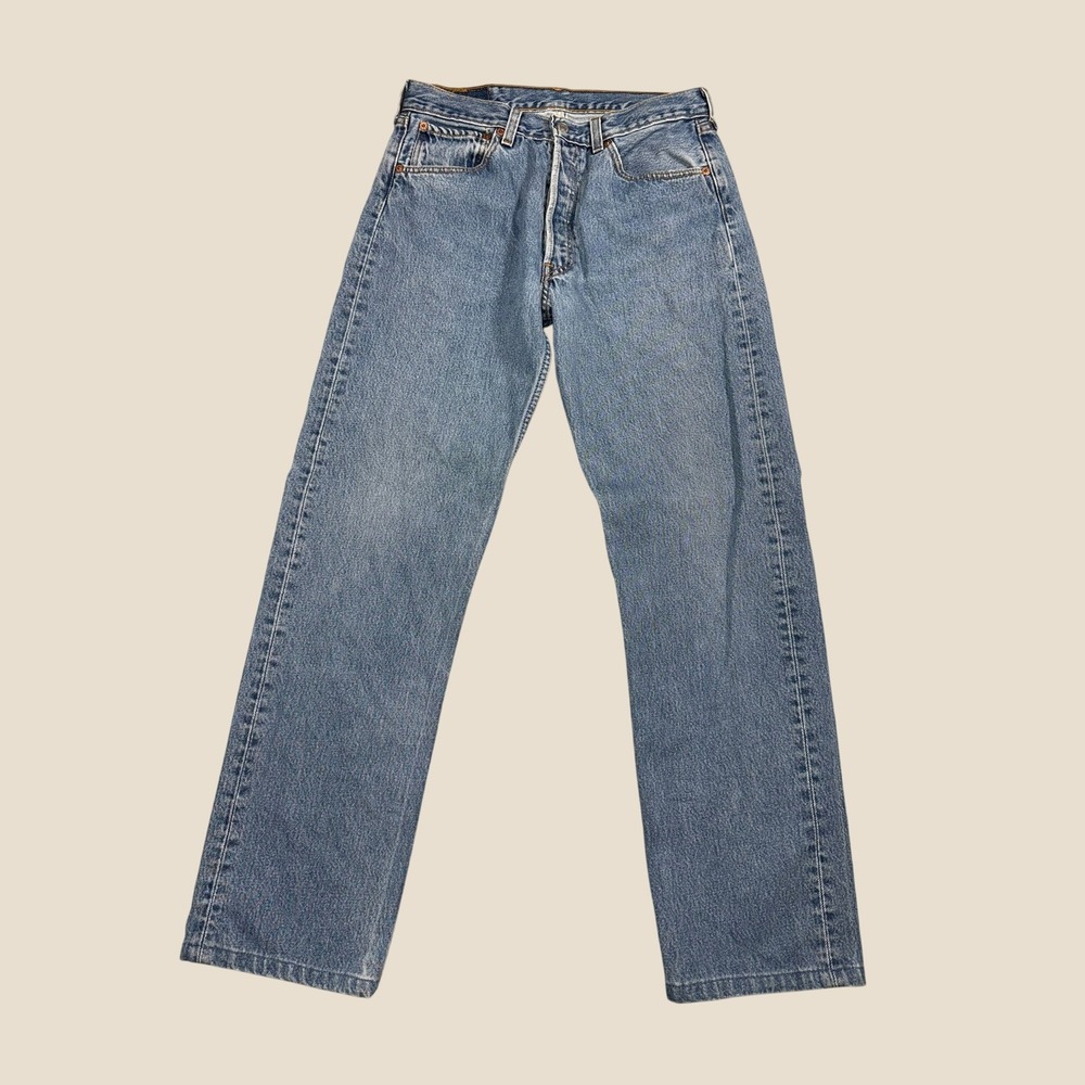 Vintage Levis 501 Jeans Mens 32x34(altered) Made in USA Medium Wash Blue